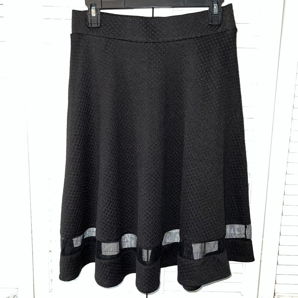 Mesh Black Skirt